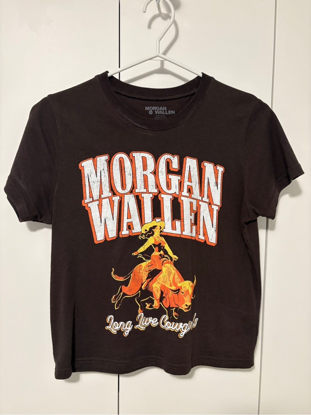 Morgan Wallen Brown Graphic Tee - Long Live Cowgirls